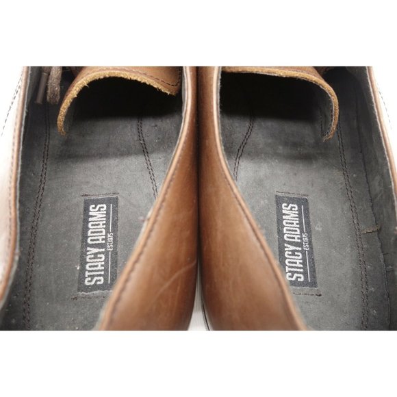 Stacy Adams Brown Cap Toe Shoe Mens 13 M